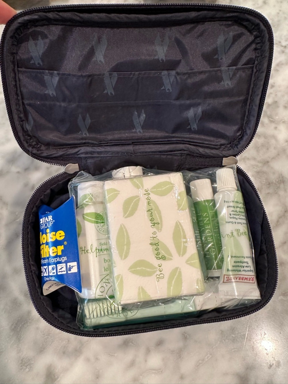 Vintage American Airlines Origins Amenity Kit Toiletry Travel Zip Bag Loaded